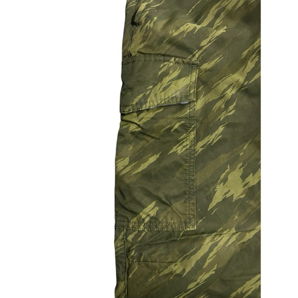 Nike Pants Mens Large Green Camo Utility Unlined Woven Cargo Zip Fly DM0099-355 - Picture 7 of 16